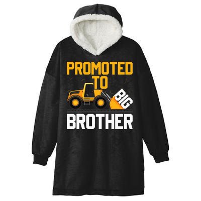 Promoted To Big Brother  I Leveled up to Big Brother Hooded Wearable Blanket