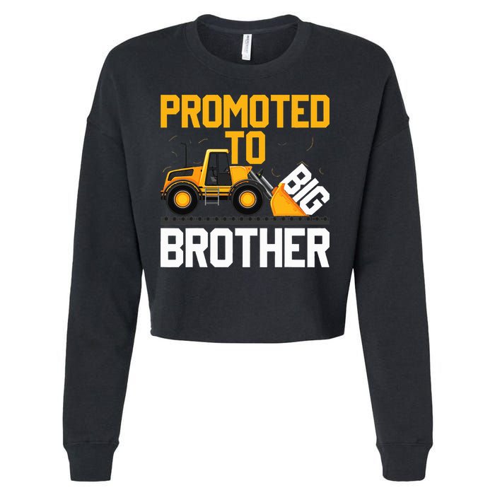 Promoted To Big Brother  I Leveled up to Big Brother Cropped Pullover Crew