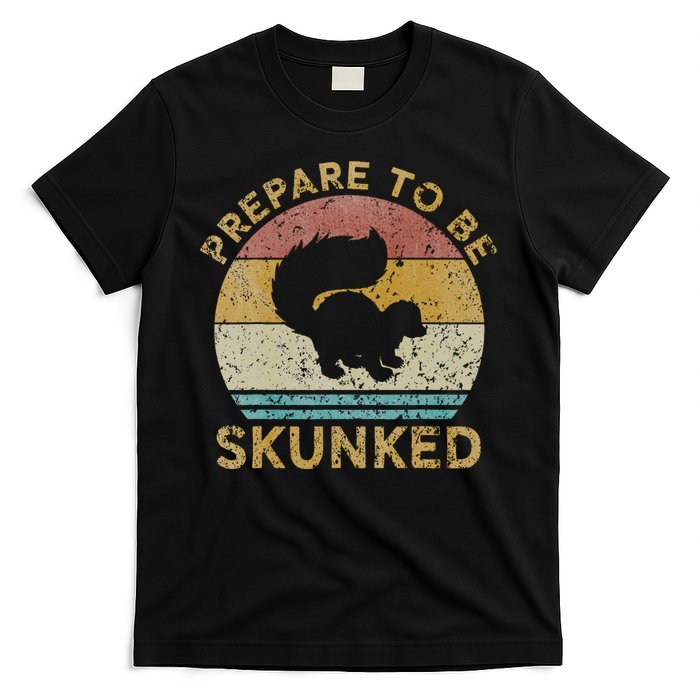 Prepare To Be Skunked Cribbage Lovers Vintage Cribbage Game T-Shirt