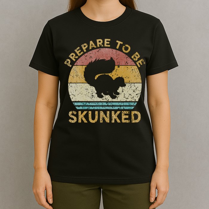 Prepare To Be Skunked Cribbage Lovers Vintage Cribbage Game T-Shirt