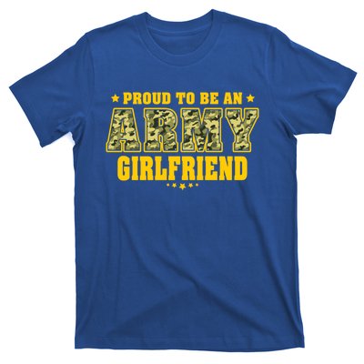 Proud To Be An Army Friend Camo Pride Military Couple Funny Gift T-Shirt