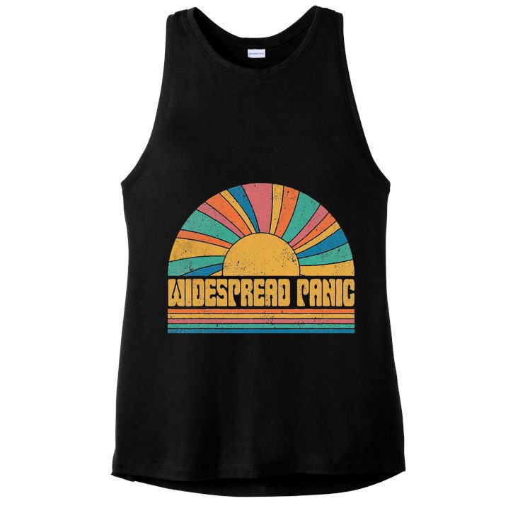 Proud To Be Panic Personalized Name Widespread Limited Ladies PosiCharge Tri-Blend Wicking Tank