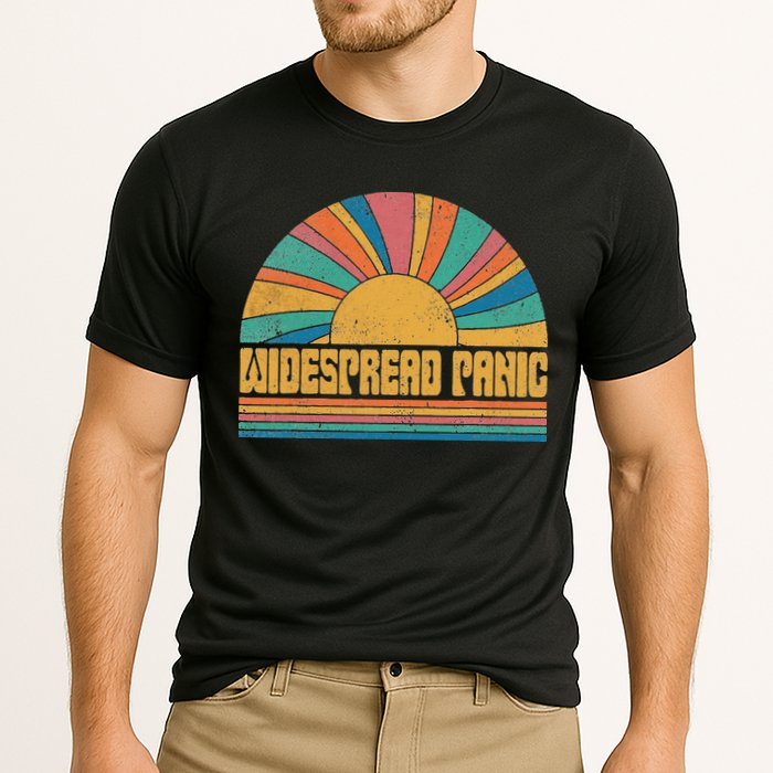 Proud To Be Panic Personalized Name Widespread Limited Cooling Performance Crew T-Shirt