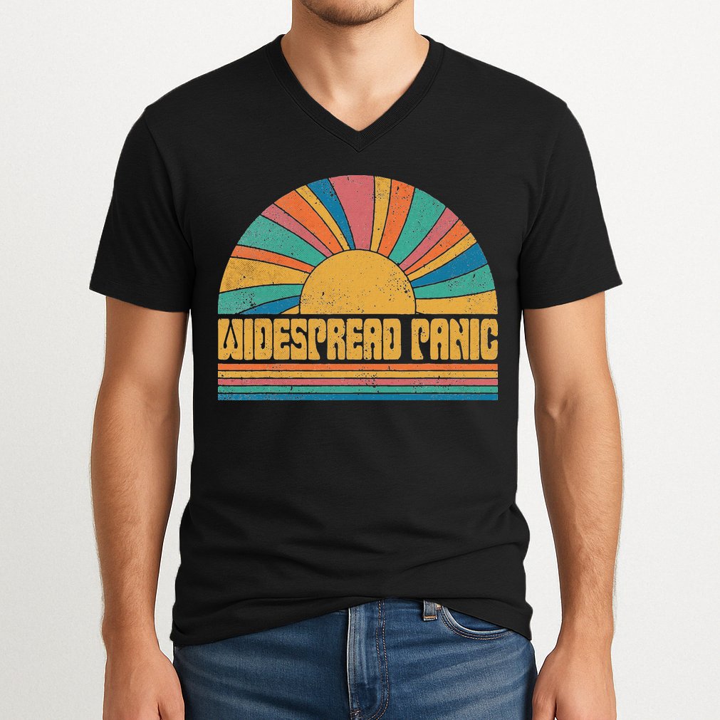 Proud To Be Panic Personalized Name Widespread Limited V-Neck T-Shirt