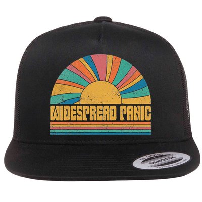 Proud To Be Panic Personalized Name Widespread Limited Flat Bill Trucker Hat