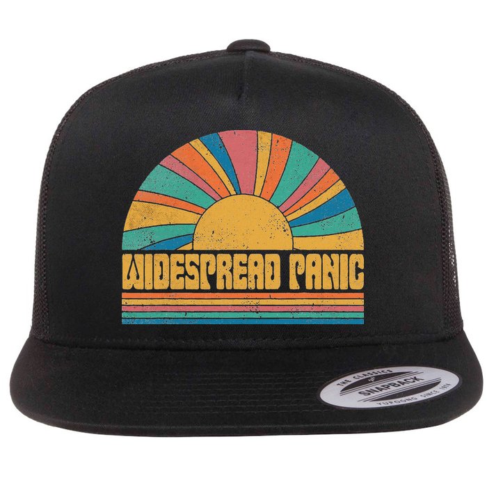 Proud To Be Panic Personalized Name Widespread Limited Flat Bill Trucker Hat