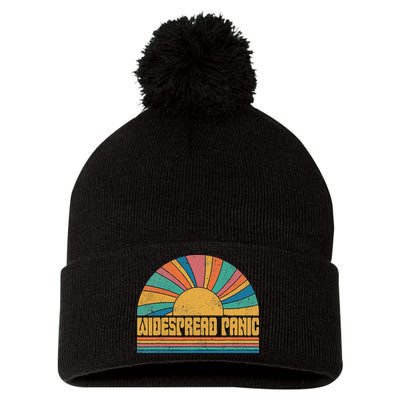 Proud To Be Panic Personalized Name Widespread Limited Pom Pom 12in Knit Beanie