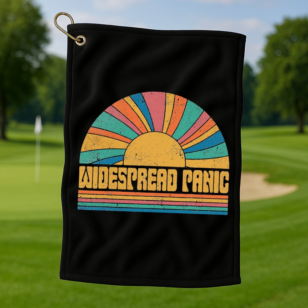 Proud To Be Panic Personalized Name Widespread Limited Golf Towel