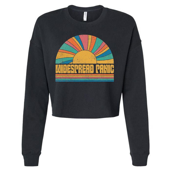 Proud To Be Panic Personalized Name Widespread Limited Cropped Pullover Crew