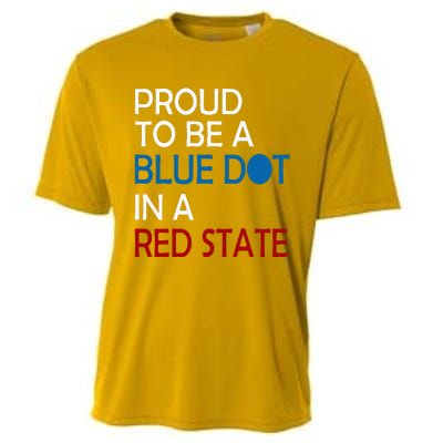 Proud To Be A Blue Dot In A Red State Vote Kamala Cooling Performance Crew T-Shirt