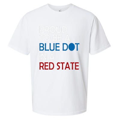 Proud To Be A Blue Dot In A Red State Vote Kamala Sueded Cloud Jersey T-Shirt