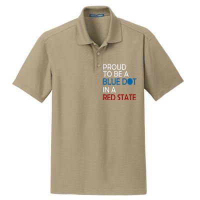 Proud To Be A Blue Dot In A Red State Vote Kamala Dry Zone Grid Polo