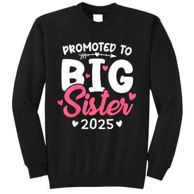 Promoted To Big Sister 2025 Im Going To Be A Big Sister 2025 Sweatshirt