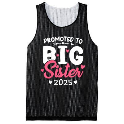 Promoted To Big Sister 2025 Im Going To Be A Big Sister 2025 Mesh Reversible Basketball Jersey Tank