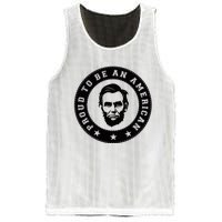 Proud To Be An American Abraham Lincoln Inspirational Quote Abe Lincoln Quote Mesh Reversible Basketball Jersey Tank