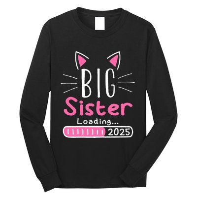 Promoted To Big Sister 2025 Im Going To Be A Big Sister 2025 Long Sleeve Shirt