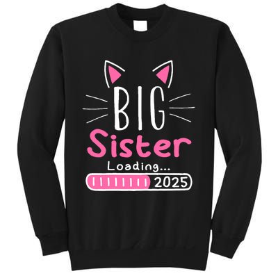 Promoted To Big Sister 2025 Im Going To Be A Big Sister 2025 Sweatshirt