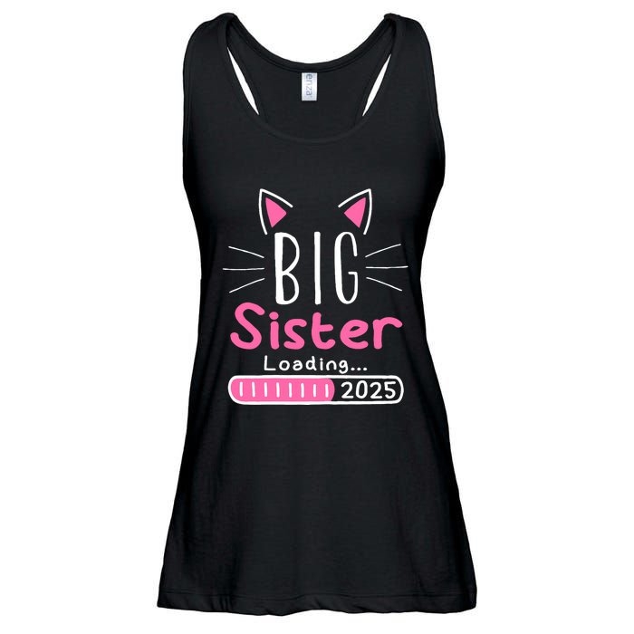 Promoted To Big Sister 2025 Im Going To Be A Big Sister 2025 Ladies Essential Flowy Tank