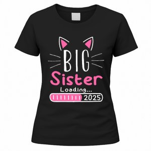 Promoted To Big Sister 2025 Im Going To Be A Big Sister 2025 Women's T-Shirt