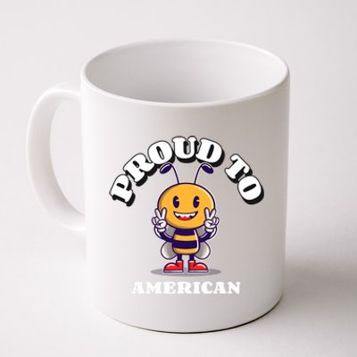 Proud To Bee American Funny Gift Coffee Mug