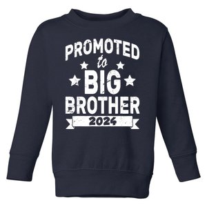 Promoted To Big Brother 2024 Toddler Sweatshirt