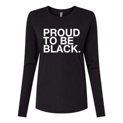 Proud To Be Black Great Gift Womens Cotton Relaxed Long Sleeve T-Shirt