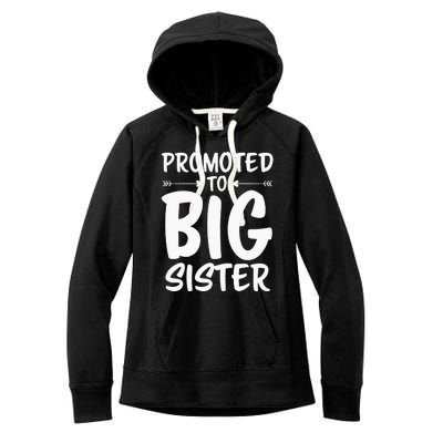 Promoted To Big Sister Big Sister Women's Fleece Hoodie