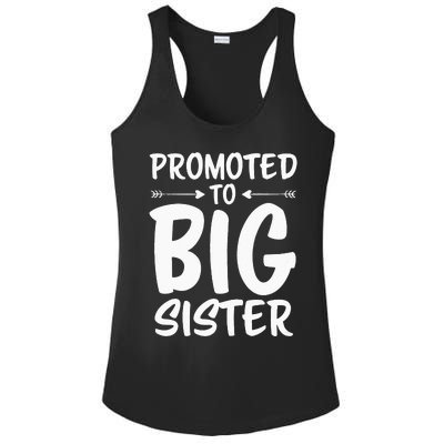 Promoted To Big Sister Big Sister Ladies PosiCharge Competitor Racerback Tank