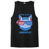 Proud To Be An Americat 4th Of July Americat US Flag PosiCharge Competitor Tank