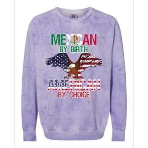 Proud To Be A Mexican American Gift Colorblast Crewneck Sweatshirt