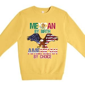 Proud To Be A Mexican American Gift Premium Crewneck Sweatshirt