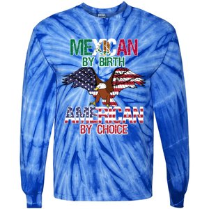 Proud To Be A Mexican American Gift Tie-Dye Long Sleeve Shirt