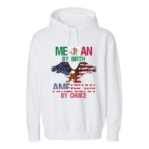 Proud To Be A Mexican American Gift Garment-Dyed Fleece Hoodie