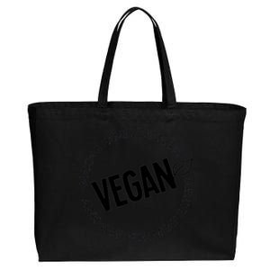 Proud To Be Vegan Cotton Canvas Jumbo Tote