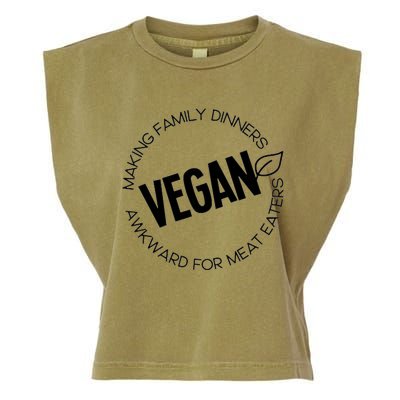 Proud To Be Vegan Garment-Dyed Women's Muscle Tee