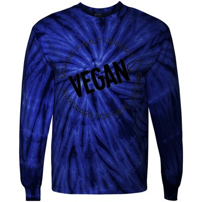 Proud To Be Vegan Tie-Dye Long Sleeve Shirt