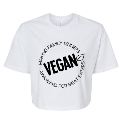 Proud To Be Vegan Bella+Canvas Jersey Crop Tee