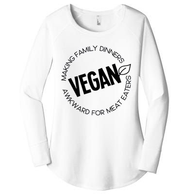 Proud To Be Vegan Women's Perfect Tri Tunic Long Sleeve Shirt