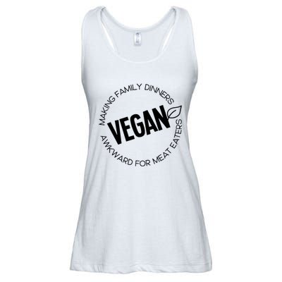 Proud To Be Vegan Ladies Essential Flowy Tank