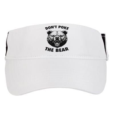 Poke The Bear Funny Bear Gifts For Women Bear Lover Adult Drive Performance Visor