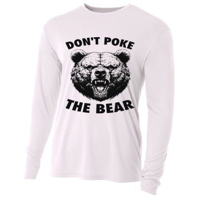 Poke The Bear Funny Bear Gifts For Women Bear Lover Cooling Performance Long Sleeve Crew