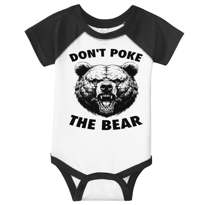 Poke The Bear Funny Bear Gifts For Women Bear Lover Infant Baby Jersey Bodysuit