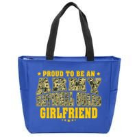 Proud To Be An Army National Guard Friend Military Lover Gift Zip Tote Bag