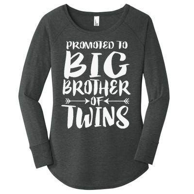 Promoted To Big Brother Of Twins Women's Perfect Tri Tunic Long Sleeve Shirt