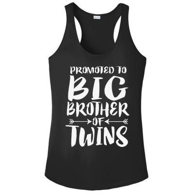 Promoted To Big Brother Of Twins Ladies PosiCharge Competitor Racerback Tank