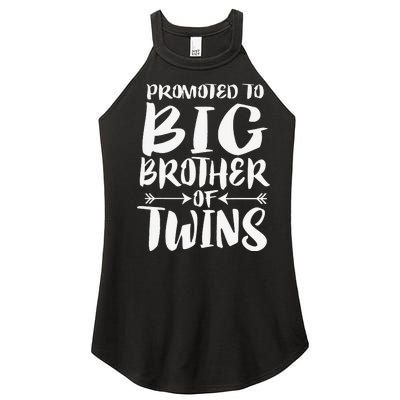 Promoted To Big Brother Of Twins Women's Perfect Tri Rocker Tank