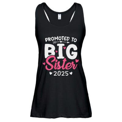 Promoted To Big Sister 2025 Im Going To Be A Big Sister 2025 Ladies Essential Flowy Tank