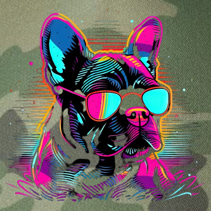Proud To Be A Frenchie Lover Legacy Tie Dye Trucker Hat