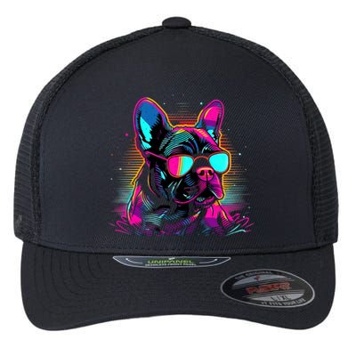 Proud To Be A Frenchie Lover Flexfit Unipanel Trucker Cap