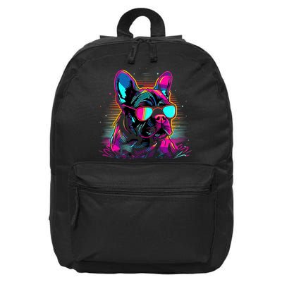 Proud To Be A Frenchie Lover 16 in Basic Backpack